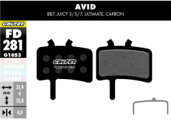 Brzdov� platni�ky Galfer FD281G1053