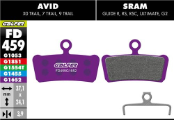 Brzdov� platni�ky Galfer FD459G1652