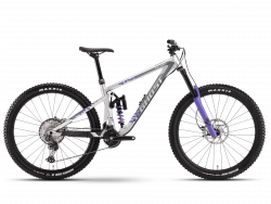Ghost Riot Enduro Full Party - Silver / Electric Purple